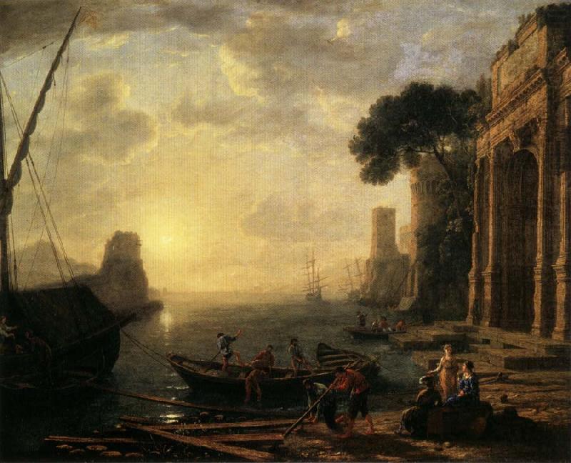 Morning in the Harbor, Claude Lorrain